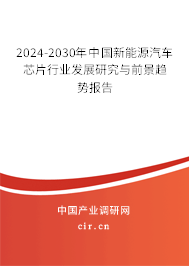 2024-2030年中國(guó)新能源汽車芯片行業(yè)發(fā)展研究與前景趨勢(shì)報(bào)告