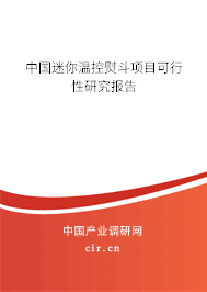 中國迷你溫控熨斗項目可行性研究報告 中國迷你溫控熨斗項目可行性研究報告