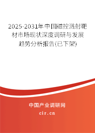 2025-2031年中國磁控濺射靶材市場現(xiàn)狀深度調(diào)研與發(fā)展趨勢分析報告(已下架)
