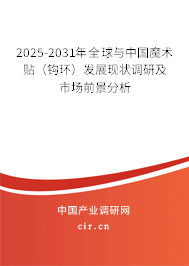 2025-2031年全球與中國魔術(shù)貼（鉤環(huán)）發(fā)展現(xiàn)狀調(diào)研及市場前景分析