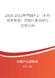 2026-2032年中國R-2-(4-羥基苯氧基)丙酸行業(yè)調(diào)研與前景分析 2026-2032年中國R-2-(4-羥基苯氧基)丙酸行業(yè)調(diào)研與前景分析