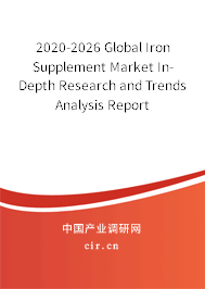 2020-2026 Global Iron Supplement Market In-Depth Research and Trends Analysis Report 2020-2026 Global Iron Supplement Market In-Depth Research and Trends Analysis Report