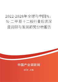 2022-2028年全球與中國N，N-二甲基十二胺行業(yè)現(xiàn)狀深度調(diào)研與發(fā)展趨勢分析報告