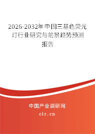 2026-2032年中國三基色熒光燈行業(yè)研究與前景趨勢預(yù)測報告
