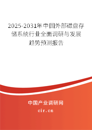 2025-2031年中國(guó)外部磁盤(pán)存儲(chǔ)系統(tǒng)行業(yè)全面調(diào)研與發(fā)展趨勢(shì)預(yù)測(cè)報(bào)告
