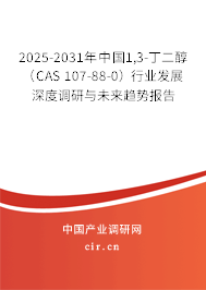 2025-2031年中國1,3-丁二醇（CAS 107-88-0）行業(yè)發(fā)展深度調(diào)研與未來趨勢報告