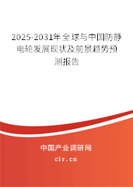 2025-2031年全球與中國防靜電輪發(fā)展現(xiàn)狀及前景趨勢預(yù)測報告