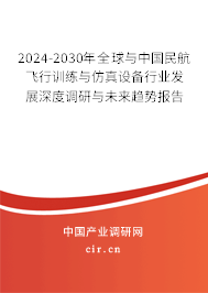 2024-2030年全球與中國民航飛行訓(xùn)練與仿真設(shè)備行業(yè)發(fā)展深度調(diào)研與未來趨勢報告