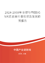 2024-2030年全球與中國5G NR濾波器行業(yè)現(xiàn)狀及發(fā)展趨勢報告 2024-2030年全球與中國5G NR濾波器行業(yè)現(xiàn)狀及發(fā)展趨勢報告