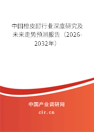 中國橙皮酊行業(yè)深度研究及未來走勢預(yù)測報告（2026-2032年）