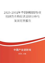 2025-2031年中國(guó)膽固醇吸收抑制劑市場(chǎng)現(xiàn)狀調(diào)研分析與發(fā)展前景報(bào)告