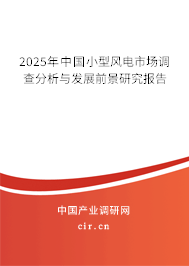 2025年中國(guó)小型風(fēng)電市場(chǎng)調(diào)查分析與發(fā)展前景研究報(bào)告 2025年中國(guó)小型風(fēng)電市場(chǎng)調(diào)查分析與發(fā)展前景研究報(bào)告