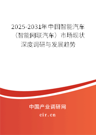 2025-2031年中國智能汽車（智能網(wǎng)聯(lián)汽車）市場現(xiàn)狀深度調(diào)研與發(fā)展趨勢